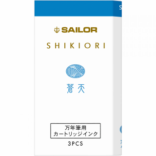 Cartuse Cerneala 3 Set Sailor SHIKIORI Standard SUMMER SOUTEN - Blue