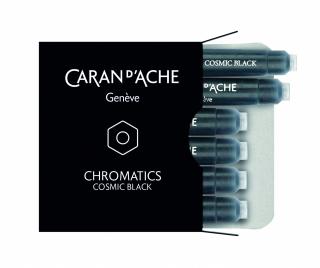 Cartuse Cerneala Chromatics Cosmic Black set 6  buc Caran d Ache