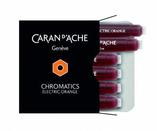 Cartuse Cerneala Chromatics Electric Orange set 6  buc Caran d Ache