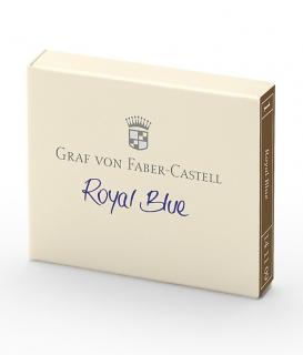 Cartuse Cerneala Graf von Faber-Castell Royal Blue 6 buc cutie