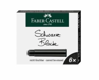 Cartuse Cerneala Mici Faber-Castell Negru 6 buc cutie