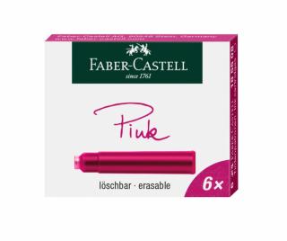 Cartuse Cerneala Mici Roz Faber-Castell 6 buc cutie