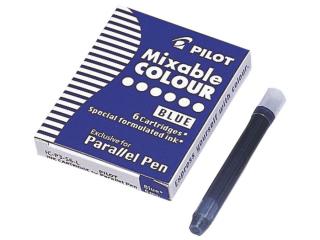 CARTUSE CERNEALA PILOT BLUE PARALLEL PEN, SET 6 BUC