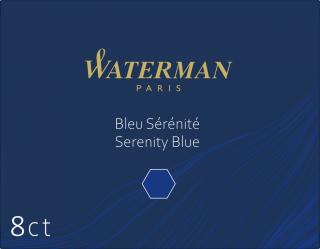 Cartuse Cerneala Serenity Blue set 8 buc, Waterman
