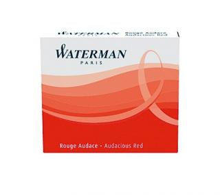 Cartuse Cerneala Waterman Mini Audacious Red set 6 buc