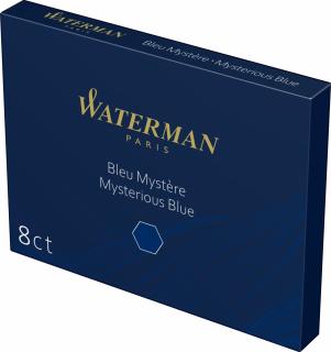 Cartuse Cerneala Waterman Mysterious Blue set 8 buc