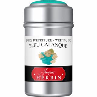 Cartuse Writing The Pearl of Inks Bleu Calanque set 6 cart, Jacques Herbin