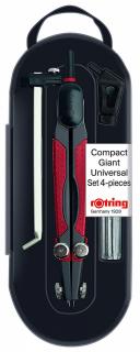 Compas Compact Giant Universal Set 4 Black, Rotring