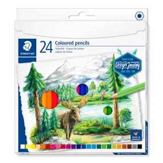 Creioane Colorate 24 culori 146C-C24 100% PEFC Staedtler