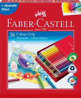 CREIOANE COLORATE 36 CULORI CUTIE CADOU GRIP 2001 FABER-CASTELL