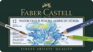 CREIOANE COLORATE ACUARELA A.DURER 12 CULORI FABER-CASTELL