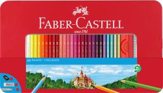 Creioane Colorate Hexagonale 60 Buc + Accesorii, Faber-Castell