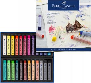 CREIOANE PASTEL SOFT 24 CULORI FABER-CASTELL