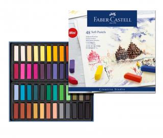 CREIOANE PASTEL SOFT MINI 48 CULORI FABER-CASTELL