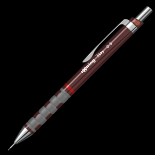 Creion Mecanic 0.5 Burgundy - Color Code Tikky III Rotring