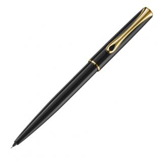 Creion mecanic 0.5mm Traveller Black Lacquer Gold, Diplomat