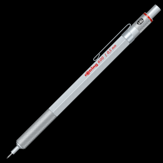 Creion Mecanic rOtring 600 Silver 0.5, Rotring