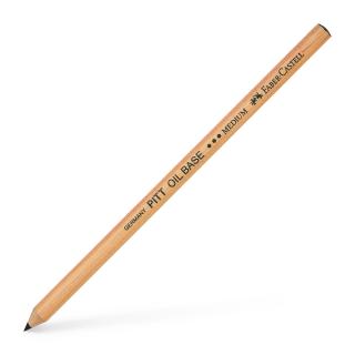 Creion Ulei Pastel PITT Monochrom Negru Mediu, Faber-Castell
