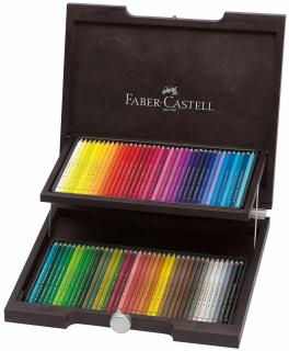 Cutie Lemn 72 Creioane Colorate Polychromos Faber-Castell