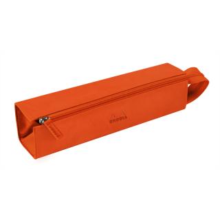 Etui Rhodia Rhodiarama Zippered Hard Case Pencil Box Tangerin