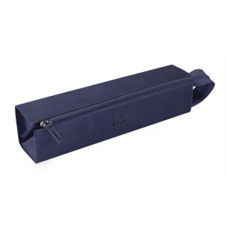 Etui Rhodiarama Zippered Hard Case Pencil Box Midnight, Rhodia