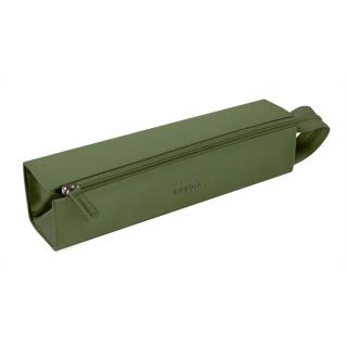 Etui Rhodiarama Zippered Hard Case Pencil Box Verde, Rhodia