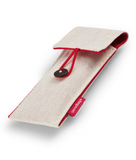 Etui Textil Creme Sensebag pt 2 Instrumente de Scris