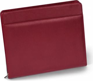 Mapa piele conference cu Notes A4 Burgundy, Princ Leather