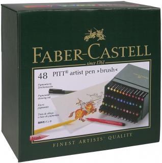 PITT ARTIST PEN CUT STUDIO 48 BUC FABER CASTELL