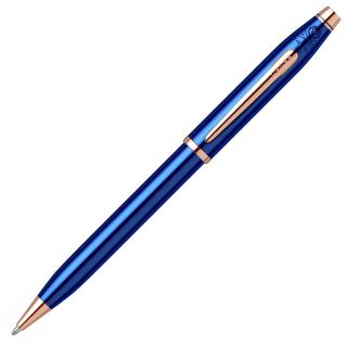 Pix Century II Translucent Cobalt Blue Lacquer PGT, Cross