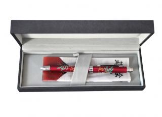 Pix multifunctional de lux Maki-E Hoo-oo Dark Red, Penac