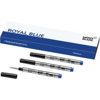 RollerBall Small Refills Royal Blue set 3 buc, Montblanc