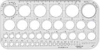 Sablon Cercuri 576 01F, Staedtler