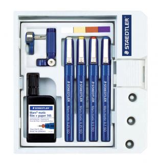 Set 4 buc Tragator Marsmatic (0,25, 0,35, 0,5, 0,7), Staedtler