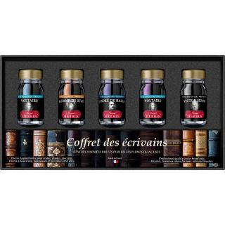 Set 5 Calimara 10 ml French Writers, Jacques Herbin