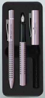 Set Cadou Stilou si Pix Grip 2011 Glam Pearl Faber-Castell