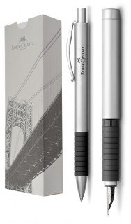 Set Faber-Castell Essentio Metal Mat Stilou+Pix