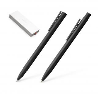 Set Roller + Pix Neo Slim Metal Black Matt, Faber-Castell