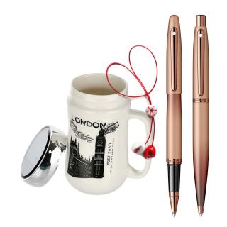 Set Sheaffer Pix + Roller VFM Coffee + Coffee-Mug London + Martisor
