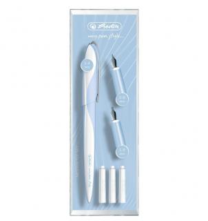 Set Stilou + 3 Penite My.Pen Style Caligrafie Bleu, Herlitz