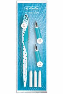 Set Stilou + 3 Penite My.Pen Style Caligrafie Frozen Glam, Herlitz