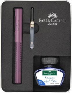 Set Stilou + Cerneala + Convertor GRIP 2011 Berry Faber-Castell