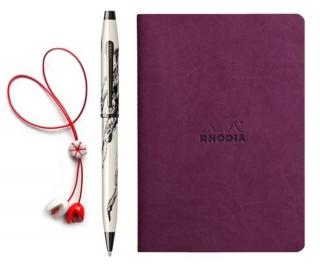 Set Stilou Cross Wanderlust  Everest+ Notes Rhodia +  Martisor