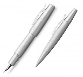 Set Stilou + Pix E-motion Pure Silver in Cutie Design, Faber-Castell