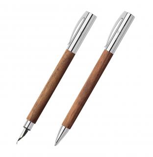 Set Stilou + Pix Faber-Castell Ambition Walnut Wood