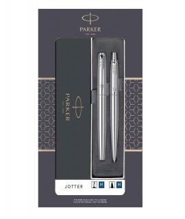 Set Stilou + Pix Jotter Royal Standard Stainless Steel CT, Parker