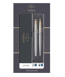 Set Stilou + Pix Jotter Royal Standard Stainless Steel GT Parker