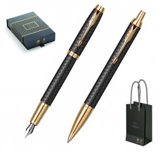 Set Stilou + Pix Parker IM Royal Premium Black Gold GT