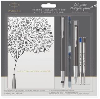 Set Stilou + Pix Parker Vector Royal Black + Notes