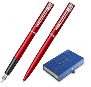 Set Stilou + Pix Waterman Allure Metallic Red CT